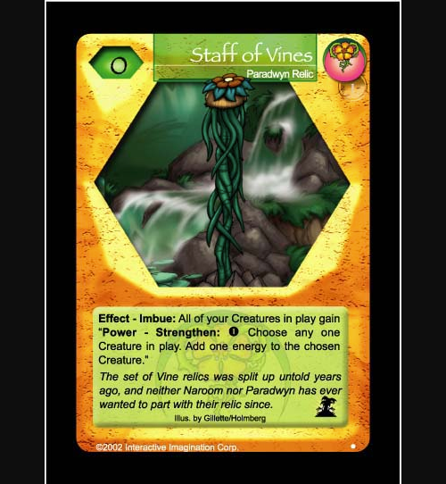 Staff of Vines - Foil